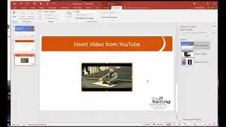 Insert Video from YouTube in PowerPoint 2016