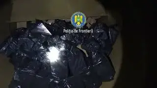 Cisterna plina cu tigari de contrabanda