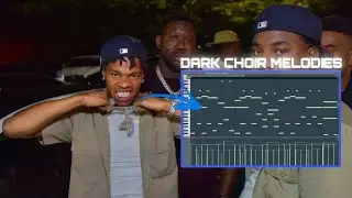 How To Make DARK CHOIR Samples Like CuBeatz, Southside for Lil Baby | FL STUDIO