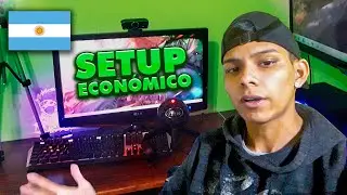 asi es un setup gamer humilde en Argentina