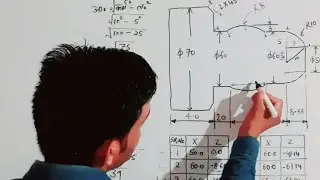 ARC Radius calculation|ARC  programming with G73 Code|How to find ARC radius coordinates