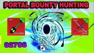 Portal Electric claw and Cdk combo in Blox fruits | Portal Bounty hunting