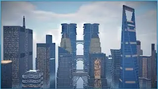 Minecraft: Epic Modern Skyscrapers (60 fps)