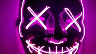 Неонова LED маска