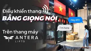 Điều khiển bằng giọng nói trên thang máy nhập khẩu Antera Lifts | Thang máy gia đình Kalea Lifts