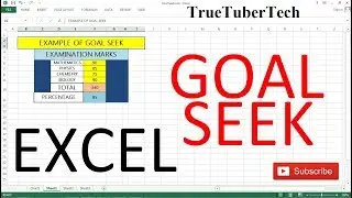 How to use the Goal Seek Function in Excel | Excel Tutorial