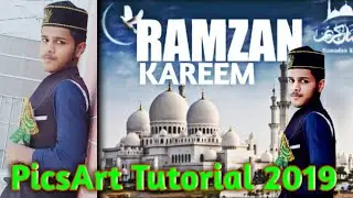 Ramzan Mubarak Photo Editing In Picsart | Ramzan Photo Editing 2019 || Ramadan Photo Editing 2019