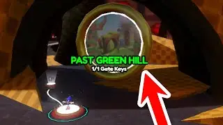 *NEW* PAST GREEN HILL WORLD IN SONIC SPEED SIMULATOR!?