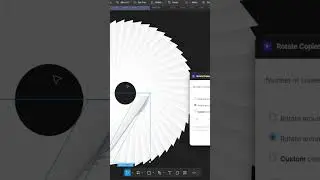 How to create a cool abstract background with Figma using Rotate Plugin #figma #figmatutorial #ui