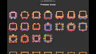 CartoonFramesIcons/Unreal Engine Marketplace/Unity Asset Store/game asset