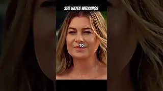 SHE HATES WEDDINGS #greysanatomy #shorts