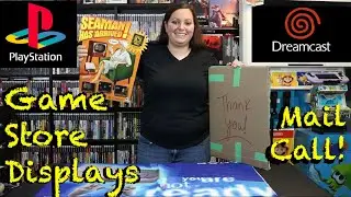 Vintage SEGA Dreamcast and PlayStation 1 (PS1) Store Displays/Standees/Banners! - Mail Call!