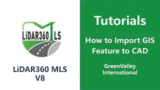 CADPlugins | 3 How to Import GIS Feature to CAD - LiDAR Software Tutorial