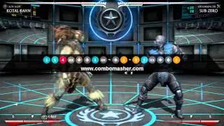 Kotal Kahn Combo | Sun God | MKX | Midscreen - 1 meter 38% damage