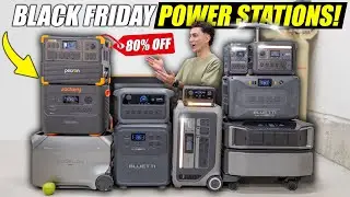 6+ Black Friday Power Station Deals You NEED to Be Buying! Pecron, Anker, BLUETTI, EcoFlow & More..