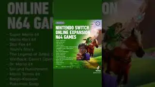 Nintendo 64 and Sega games coming to Nintendo Switch Online!