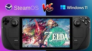The Legend of Zelda: Tears of the Kingdom | Steam Deck | Windows 11 vs Steam OS | Yuzu vs Ryujinx