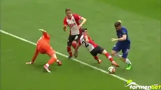 Eden Hazard'ın akıl almaz top kontrolü ve Olivier Giroud'nun harika golü