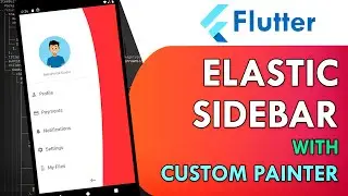 Flutter Elastic Navigation Sidebar | Flutter UI Tutorial