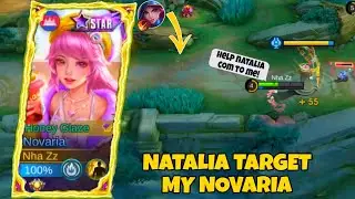 NOVARIA VS NATALIA ROAMING TARGET LOCK MY NOVARIA WHO WILL WIN! NOVARIA BEST BUILD COUNTER | MLBB