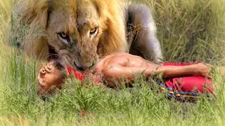 Lion Attack Man in Forest | Lion Attack Hunter | Lion Attack Stories Part-23