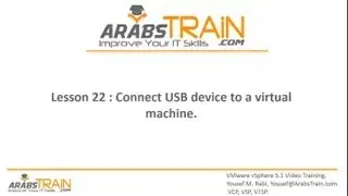 Lesson 22: Connect USB device to a virtual machine