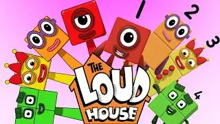 Numberblocks: Original VS Sprunki Version - The Loud House Theme Song (Battle Cover) | CACTUK