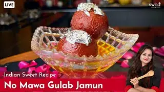 No Mawa Gulab Jamun Recipe | गुलाब जामुन रेसिपी | How To Make Soft and Perfect Gulab Jamun At Home