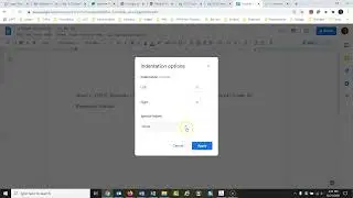 Hanging indent in Google Docs