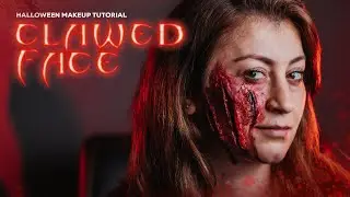 Tutorial | Clawed Face SFX Makeup Under 2 Minute!