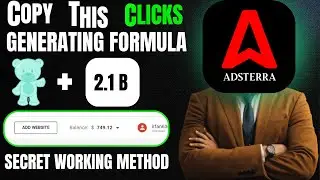 Copy This Money Making Formula From Adsterra | $500 First Withdraw Secret Working Method On ADSTERRA