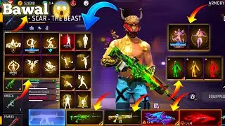 Free Fire The Skull Hunter Bundle Collection Upload Today 😱 Hip Hop &Sakura combo|Golden Shade video