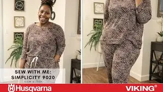 LET'S SEW SIMPLICITY 9020: VIEW A: LOUNGEWEAR TOP