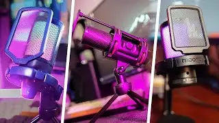 BEST MICROPHONE? - Fifine Ampligame A6V vs Maono DGM20 vs Maono PM471TS