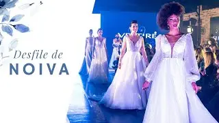 Desfile de noiva e noivo