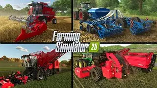 🔥Farming Simulator 25 - #7🎉 FactSheety 🎉Prezentacja maszyn #FS25 #gameplay #factsheet
