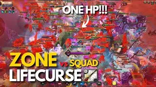 Holding the Bridge with One HP! | [RUSH] ZONE vs [SQUAD] ONE GIN + TAB | Lifecurse POV | Albion East