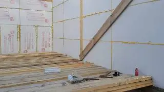 Дом из ЭППС с МИНИМАЛЬНЫМ КАРКАСОМ.. (экструдированный пенополистерол пенопласт техноплекс пеноплекс