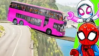 Reacting to CARS vs SUSPENSION BRIDGE CHALLENGE!…