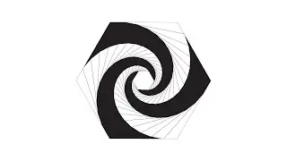 How to Create Hexagon Spiral Shape in Illustrator (Adobe Illustrator Tutorial)