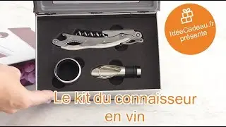 Le Kit du Connaisseur en vin  🎁 IdéeCadeau.fr