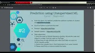 Task-2 | Prediction using unsupervised ML | TSF | Jupyter Notebook