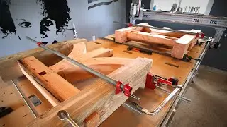 Dining Room Table from CNC Milled Logs - pt. 2/3