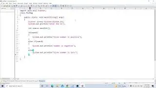 Find given number is positive or negative