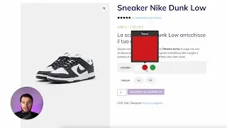 Come Migliorare il Design delle Varianti Prodotto su WooCommerce (Taglia e Colore)