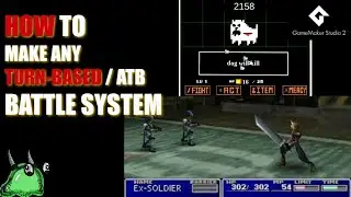 GameMaker Studio 2: How To Make Any Battle System (Turn-based / ATB)