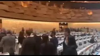 Diplomats from #European left before Lavrov's speech