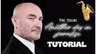 PHIL COLLINS  SAXOPHONE- 🎷 TUTORIAL