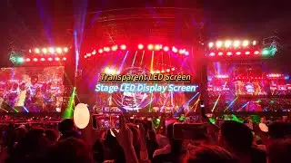 Stage LED Screen for Events and transparent LED Screen【LCF】
