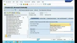 Creation of G/L Master Record/ Make Entries and Generate Report in S4 Hana